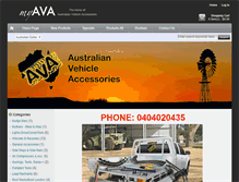 Tablet Screenshot of myava.com.au